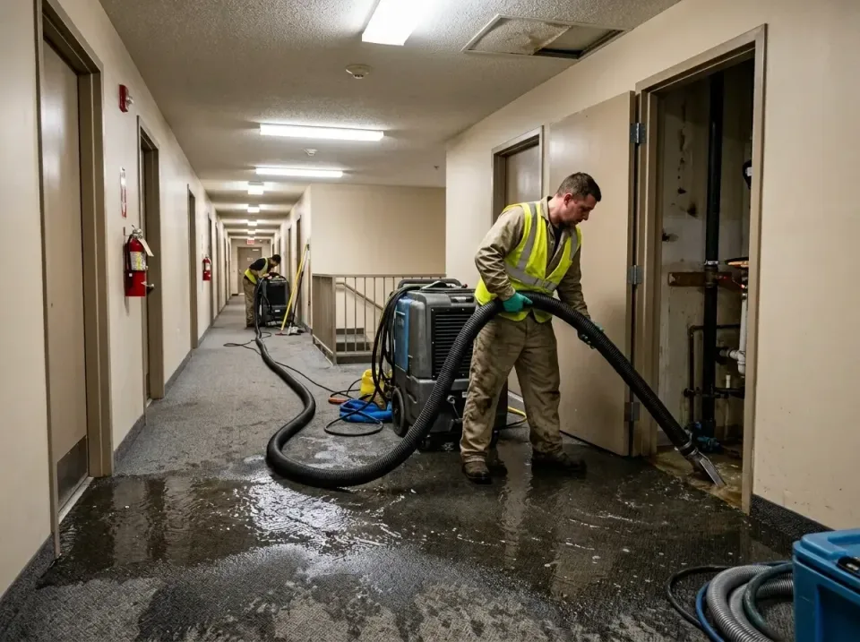 multi-unit-apartment-hallway-f-005 — frequently asked questions, Emergency Burst Pipe Water Extraction & Removal in Robertsd…